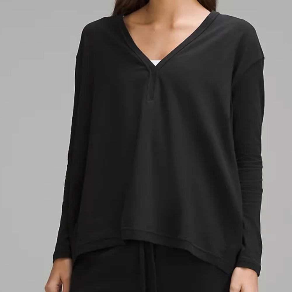 Womens Lululemon Back in Action Vneck